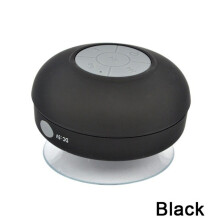(a-Black) Hot! Portable Subwoofer Waterproof Shower Speaker Wireless Bluetooth Handsfree Receive Call Music Suction Mic For iPhone Samsung