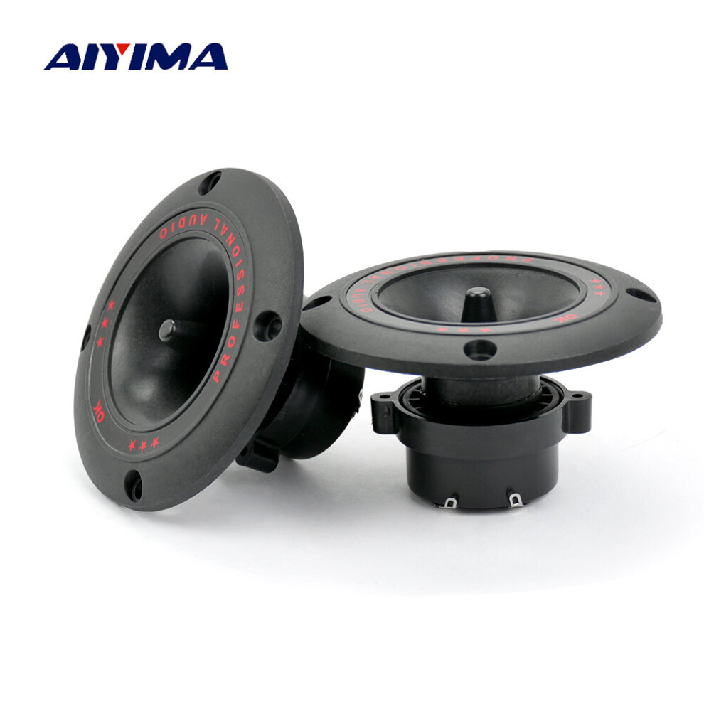 Aiyima 2Pcs 4Inch Audio Portable Speakers 50W Coil Tweeters Loudspeaker Diy For Home Theater Speaker 4851195385634