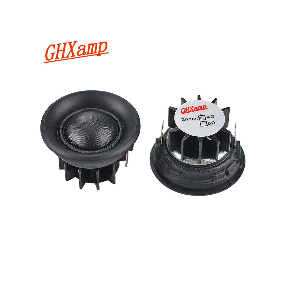 Ghxamp 20 Core 1.5 Inch Tweeter Car Speaker Units 4Ohm 10W Silk Diaphragm Dome Loudspeaker Neodymium Treble Head 89Db 2Pcs 4851195386440