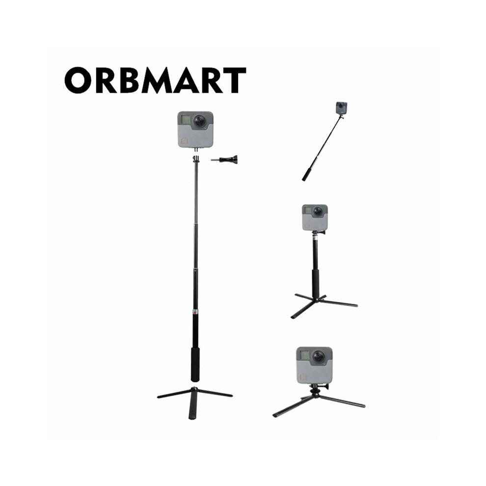 Photos - Other for Mobile ORBMART Extendable Handheld Selfie Stick Monopod + Tripod For Gopro Hero 5 6 7 Fusion Xiaomi Yi 4K Mijia SJCAM Mobile Phones