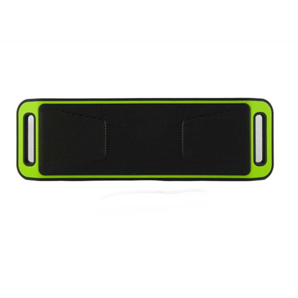 (A-Army ) Sc208 Wireless Stereo Bluetooth Speaker Call Hands-Free Calls Support Wav Mp3 Bass Diaphragm Speaker Green 4855059758947