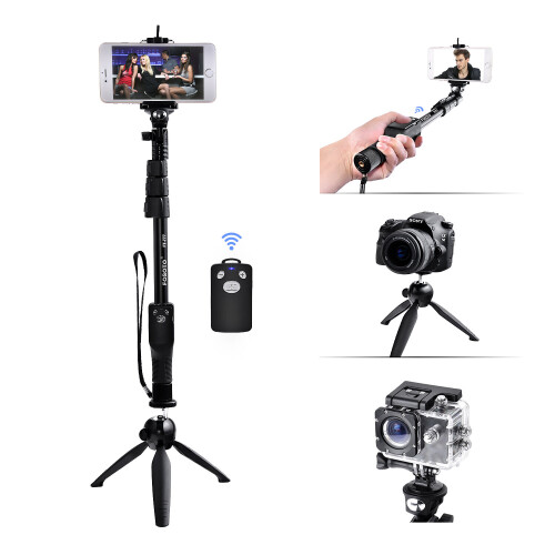 fosoto FT777 Selfie Stick Monopod Stand Base fosoto Bluetooth