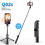 (a-Q02S) Wireless Selfie Stick Bluetooth Compatible Foldable Mini Tripod For Phone With Fill Light Shutter Remote Control For IOS Android 5