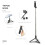 (a-White) Portable Wireless Bluetooth Selfie Stick With Tripod Extendable Foldable Monopod For IOS Android iPhone 12 Pro Gopro Cameras 3