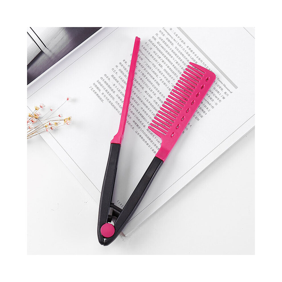 Dechoicelife Unisex Not,Specified (A-A1) 6Colors Folding Hair Straightener Brush Styling Tool Pocket Comb Hairdressing Diy Salon Anti-Static Travel Size Travel Portable
