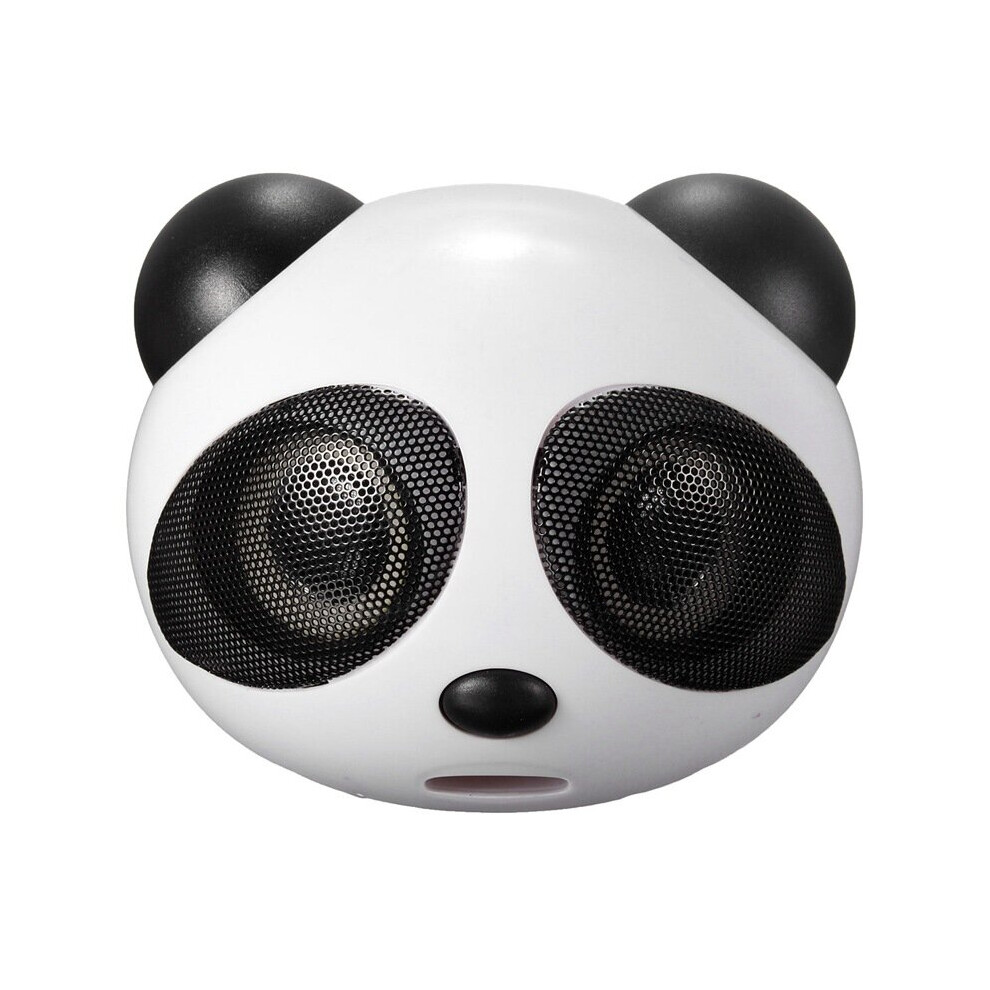 Panda Multimedia Portable Usb Mini Digital Square 3.5Mm Wired Super Bass Stereo Speaker Subwoofer With Mic For Desktop Laptop 4851195392069