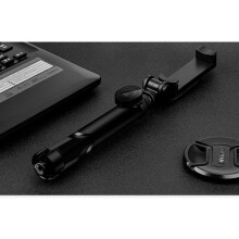 (a-Black) Universal Wireless Bluetooth Selfie Stick Tripod for iPhone Samsung Huawei Xiaomi Mobile Phone Selfie Stick Shutter 360 Rotating