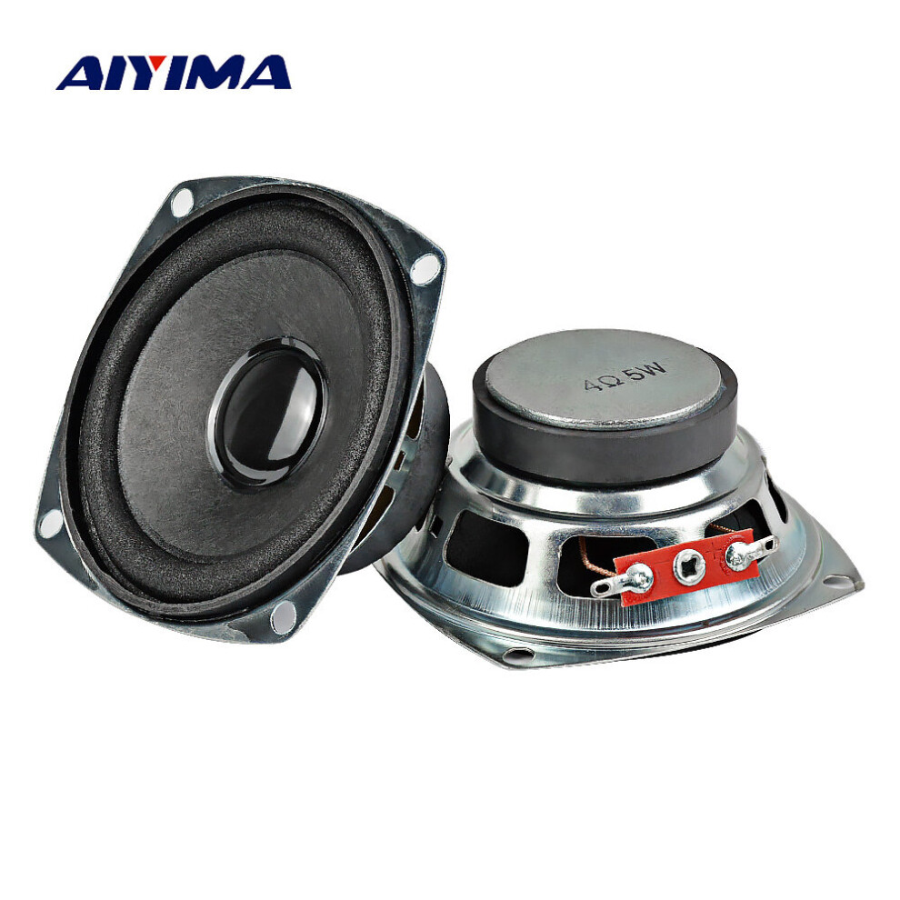 Aiyima 2Pcs 3Inch 77Mm Audio Portable Full Range Speakers 4Ohm 5W Diy For Bluettoth Multimedia Speaker Home Theater Sound System 4851195391178