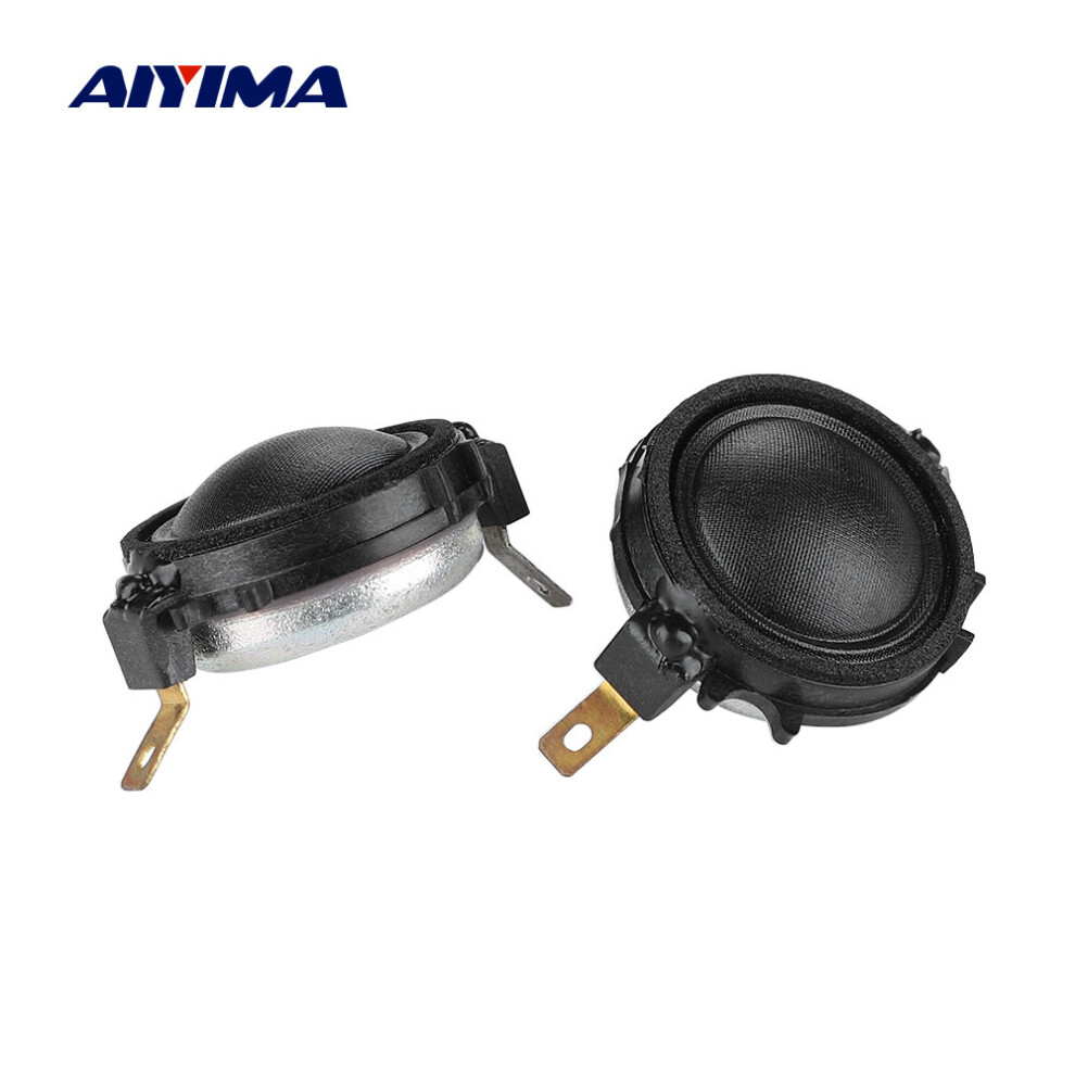 Aiyima 2Pcs 1 Inch Mini Audio Treble Speaker 4 Ohm 10W Home Theater Silk Film Tweeter Loudspeaker Diy Sound System 4851195381131
