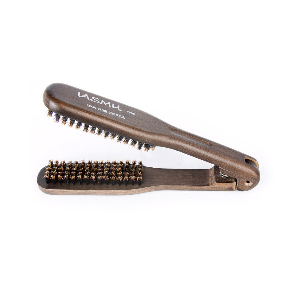 Dechoicelife Dropshipping Soild Wood Handle Hair Straightening Brush 100% Pure Boar Bristle Hairbrush Type 616 Straight Hair Comb Style U1170