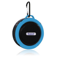 (a-Blue) Bluetooth 3.0 Waterproof Portable Outdoor Wireless Mini Loudspeakers Speaker With Suction Cup For Android Or iOS Phone SPC6