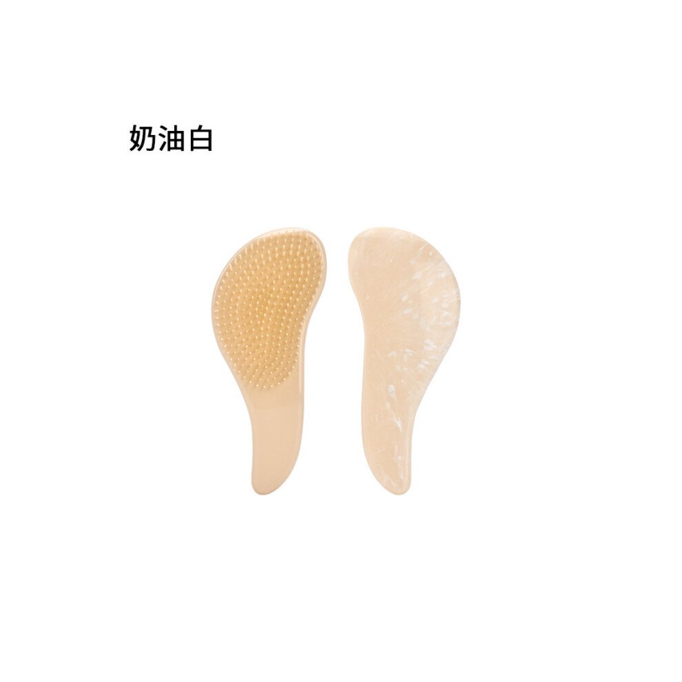 Dechoicelife Unisex Not,Specified (A-11) 1Pc Massage Comb Portable Soft-Toothed Hair Straightening Non-Knotted Anti-Static Dry And Wet Dual-Use Plastic Hairdressing Comb