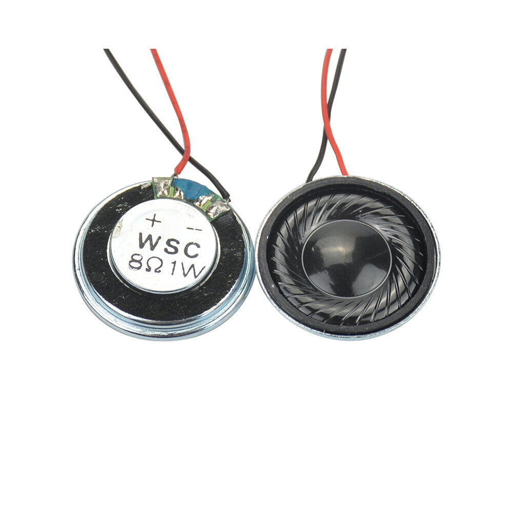 Aiyima 10Pcs 28Mm Mini Audio Portable Speakers 8 Ohm 1W Loudspeaker Diy For Toys 4851195404199