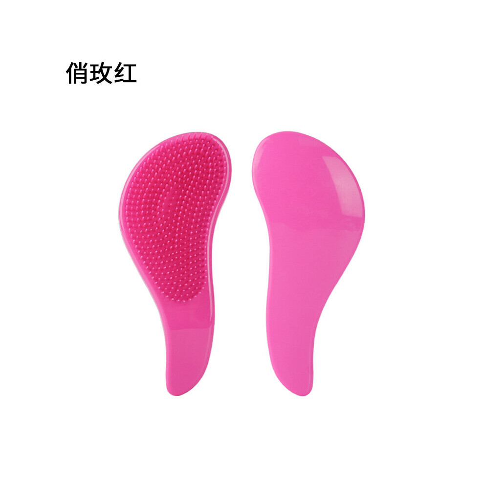 Dechoicelife Unisex Not,Specified (A-04) 1Pc Massage Comb Portable Soft-Toothed Hair Straightening Non-Knotted Anti-Static Dry And Wet Dual-Use Plastic Hairdressing Comb