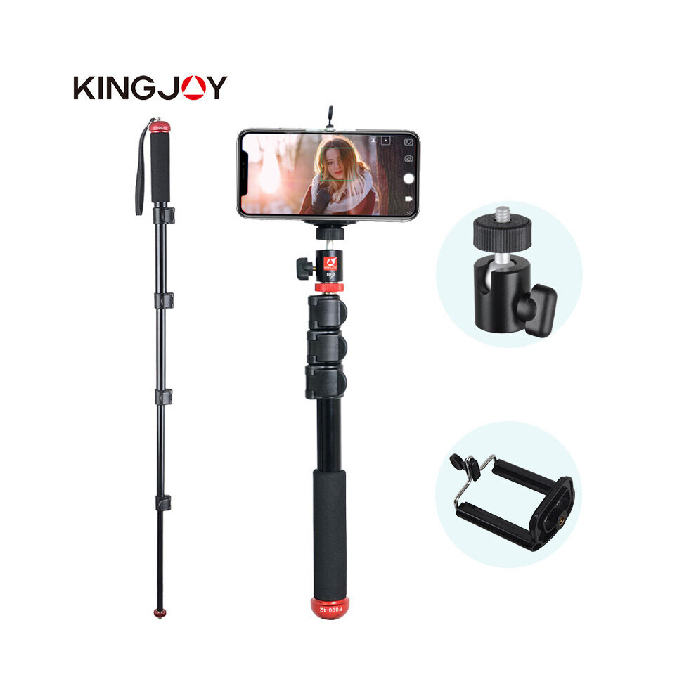Kingjoy Official Selfie Stick Monopod Action Video Camera Tripod For Phone Smartphone Universal For Gopro Camera Iphone Samsung 4855008116026