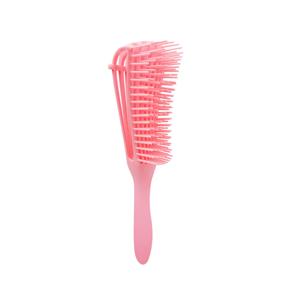 Dechoicelife Unisex Pink (A-) Hair Comb Massage Scalp Eight Claw Care Hair Brush Hairdressing Detangling Brush Professional Straightening Brush
