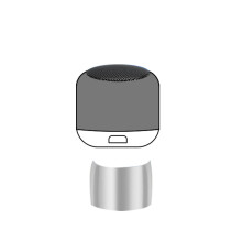 (a-Grey cloth bag 1 pcs) Mini Bluetooth Speaker Wireless Portable Metal HiFi TWS Loudly Waterproof ??????? bluetooth caixa de som bluetooth