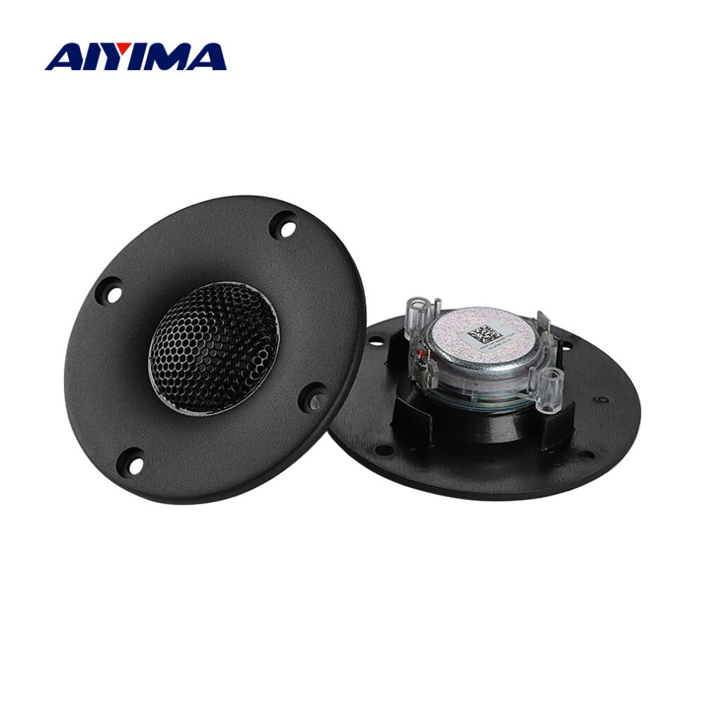 Aiyima 2Pcs 3 Inch Silk Film Tweeter Audio Speaker Hifi Stereo Home Theater Neodymium Magnet 4 Ohm 15W Treble Loudspeaker 4851195401471
