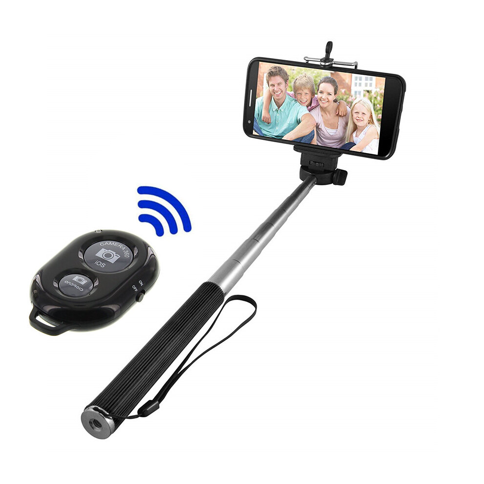 Selfie Sticks Selfie Stick Bluetooth-Compatible Stick Battery Remote Control Shutter Monopod Selfie Stick Tripod For Smartphone 4855008104665