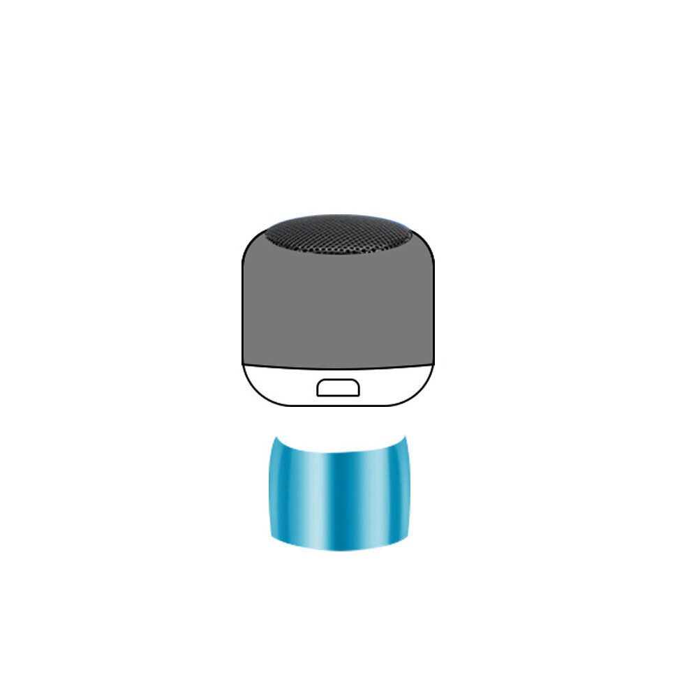 (A- Cloth Bag 1 Pcs) Mini Tooth Speaker Wireless Portable Metal Hifi Tws Loudly Waterproof ??????? Tooth Caixa De Som Tooth Blue 4851195378773