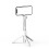 (a-White) Bluetooth Wireless Selfie Stick Tripod Foldable Extendable Monopod with Fill Light Remote Shutter For IOS Android Phone Stand 6