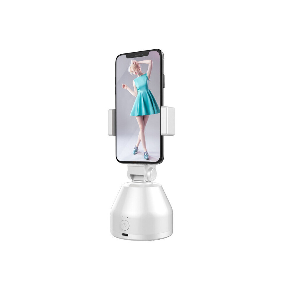 (A-) Auto Face Tracking Camera Gimbal Stabilizer Smart Shooting Holder 360 Rotation Selfie Stick Tripod For Live Vlog Video Recording White 4855008122058