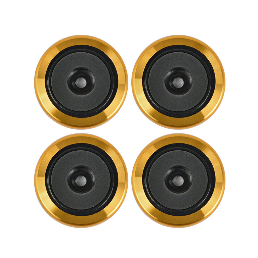 (A-D40h12mm ) Aiyima 4Pcs Mini Amplifiers Aluminum Speaker Foot Pads Diy For Decoder Audio Speakers Computer Chassis Vibration Damping Feets Gold 4851195389557