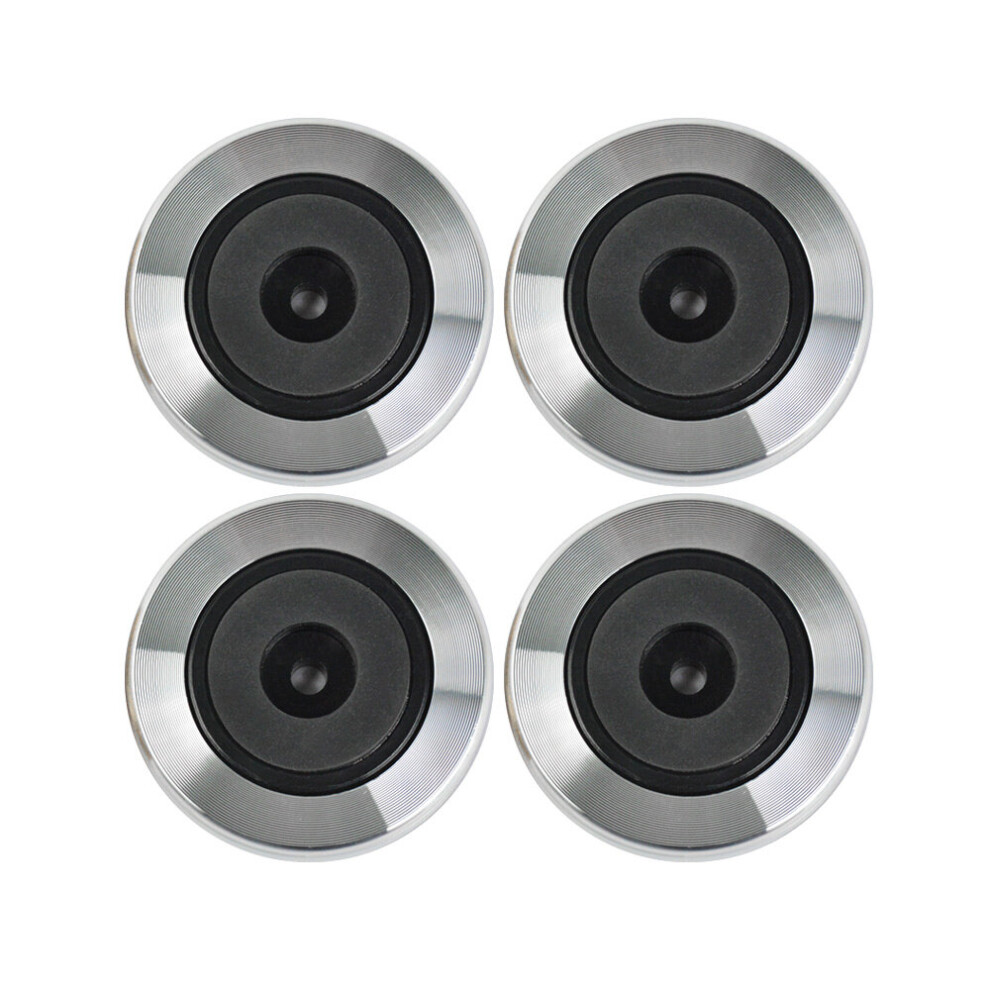 (A-D45h15mm ) Aiyima 4Pcs Mini Amplifiers Aluminum Speaker Foot Pads Diy For Decoder Audio Speakers Computer Chassis Vibration Damping Feets Silver 4851195389588