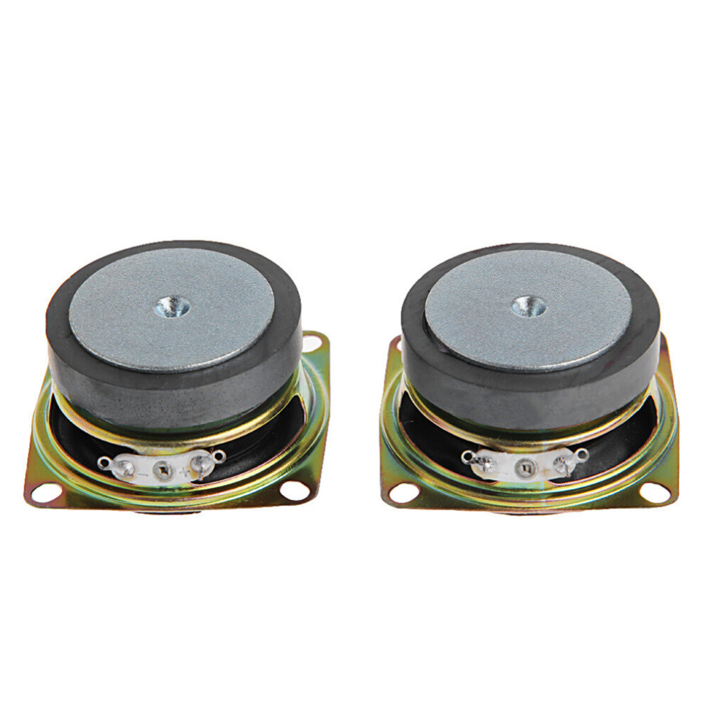 Ootdty 2Pcs 2" Inch 53Mm 4Ohm 3W Full Range Audio Speaker Stereo Woofer Loudspeaker New 4851195400788