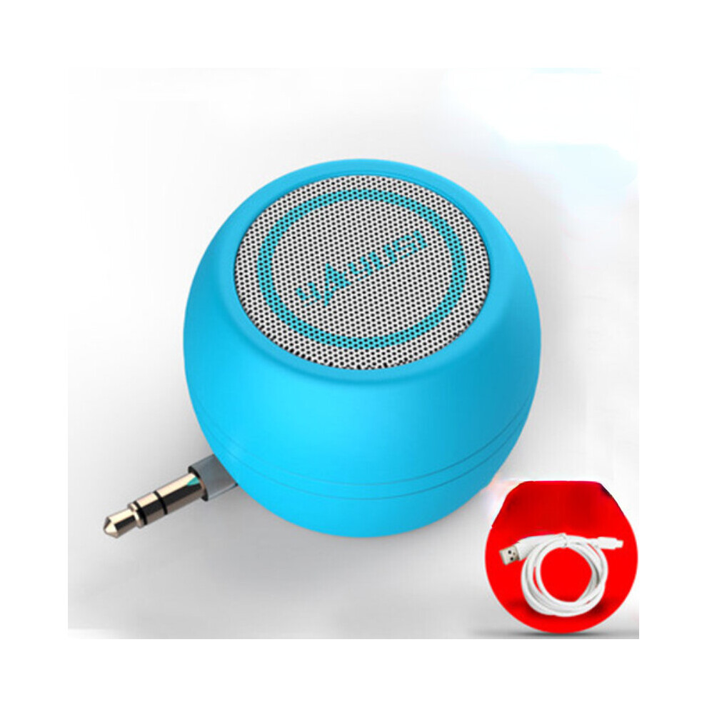 (A-D) Portable Wireless Speaker Phone External Speaker Universal 3.5Mm Jack Mini Sound Box For Smartphone Tablet Laptop Mp3 Mp4 4851195409682
