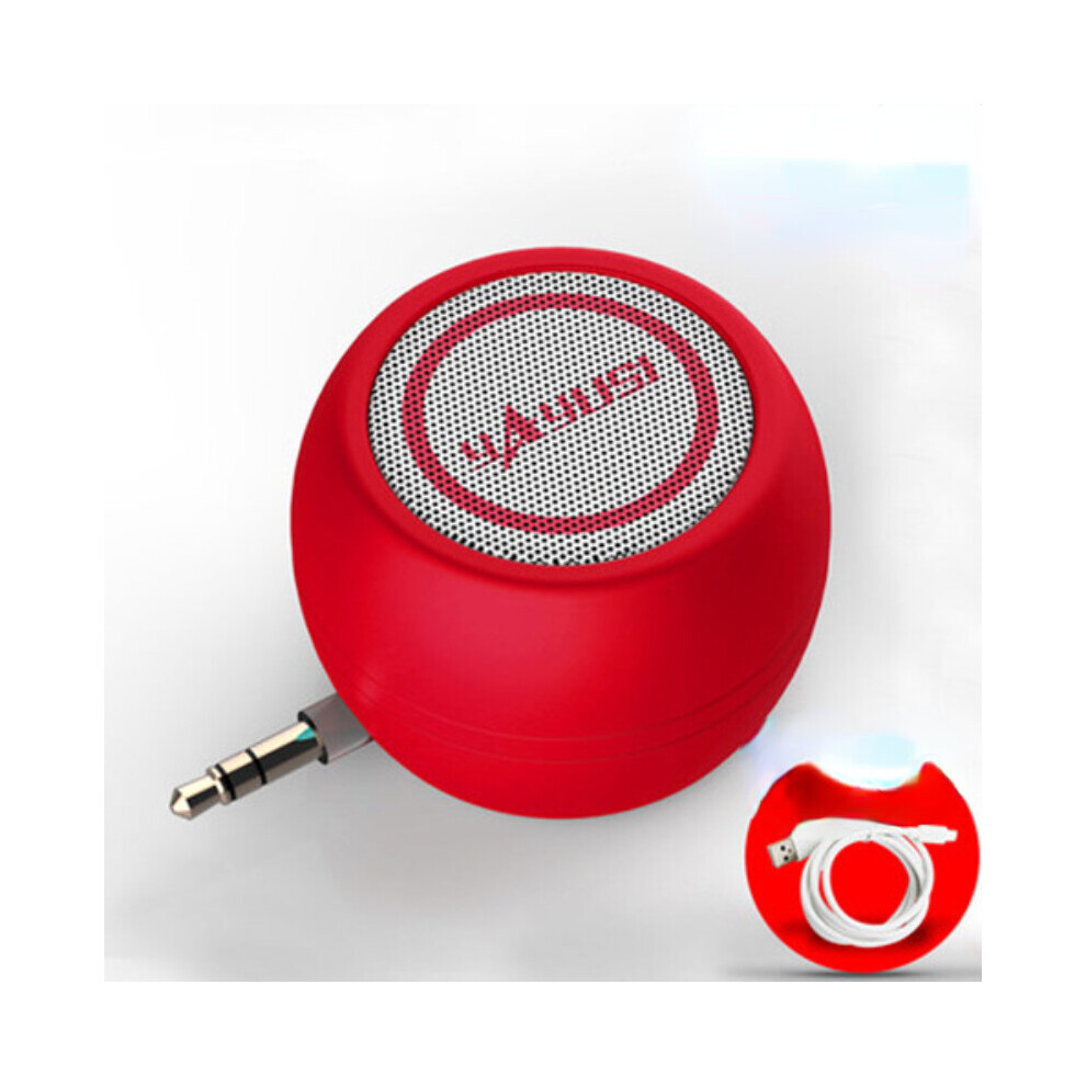 (A-B) Portable Wireless Speaker Phone External Speaker Universal 3.5Mm Jack Mini Sound Box For Smartphone Tablet Laptop Mp3 Mp4 4851195409668