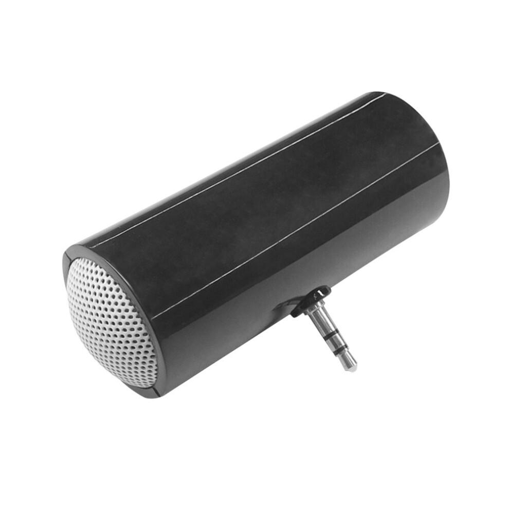 (A-) Mini Sound Box Stereo Subwoofer Line-In Speaker With 3.5Mm Trs Plug For Iphone Ipad Ipod Android Smartphone Tablet Accessories Black 4851195381841