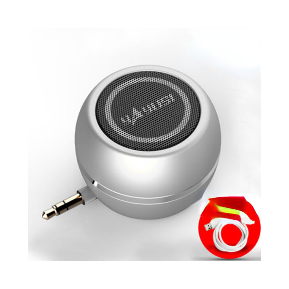 (A-A) Portable Wireless Speaker Phone External Speaker Universal 3.5Mm Jack Mini Sound Box For Smartphone Tablet Laptop Mp3 Mp4 4851195409644