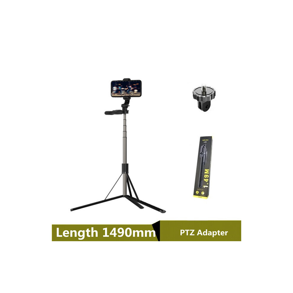 For Tiktok Ins 1490Mm Bluetooth Wireless Selfie Stick With Remote Shutter Foldable Tripod Extendable Monopod For Smart Phone 4855008123420
