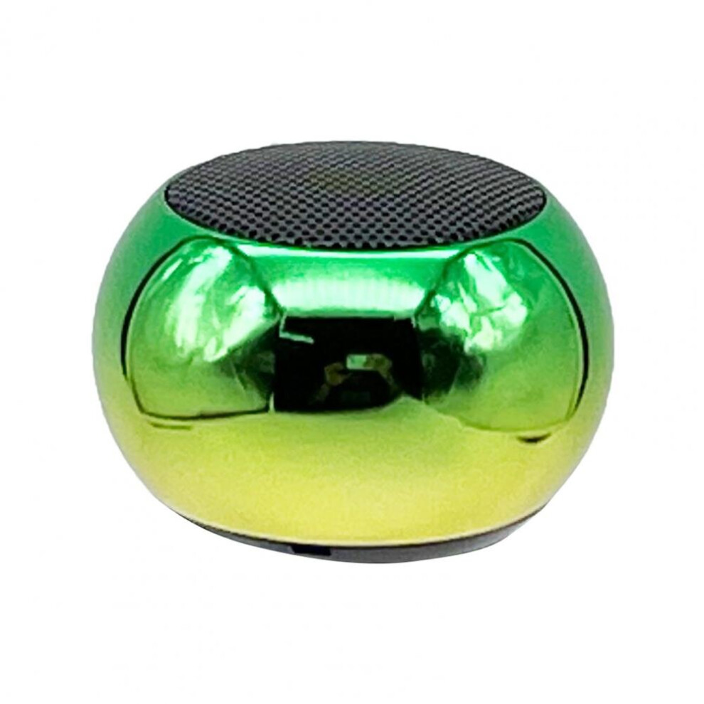 (A- A) Portable M3 Wireless Speaker High Fidelity Surround Sound Effect Portable Bluetooth-Compatible5.0 Mini Multifunctional Sound Box Green 4851195415317