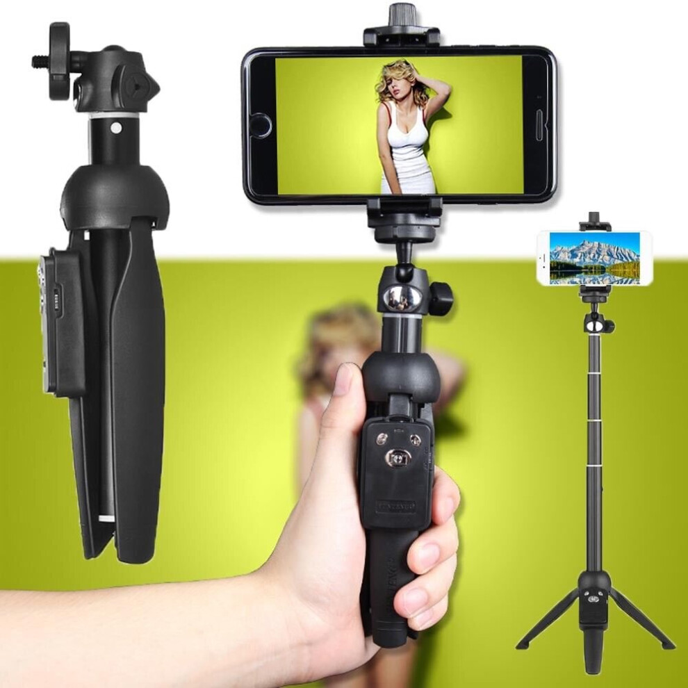 Yunteng Yt-9928 2-In-1 Mini Tripod Selfie Stick With Bluetooth Remote Control 4855008113179