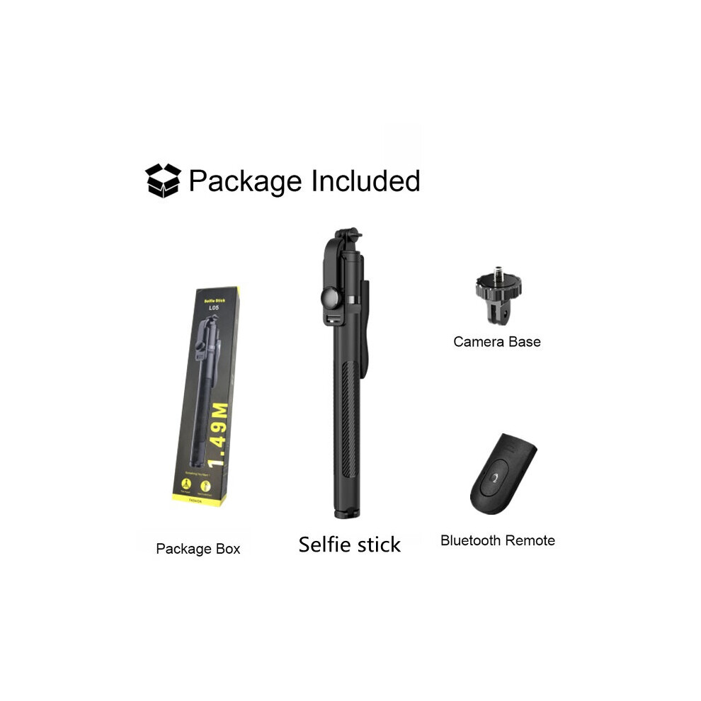 Phone Live Big Selfie Stick Tripod Wireless Remote Control Shutter Travel Portable Handheld Monopod For Ios Android Tiktok Phone 4855008123314