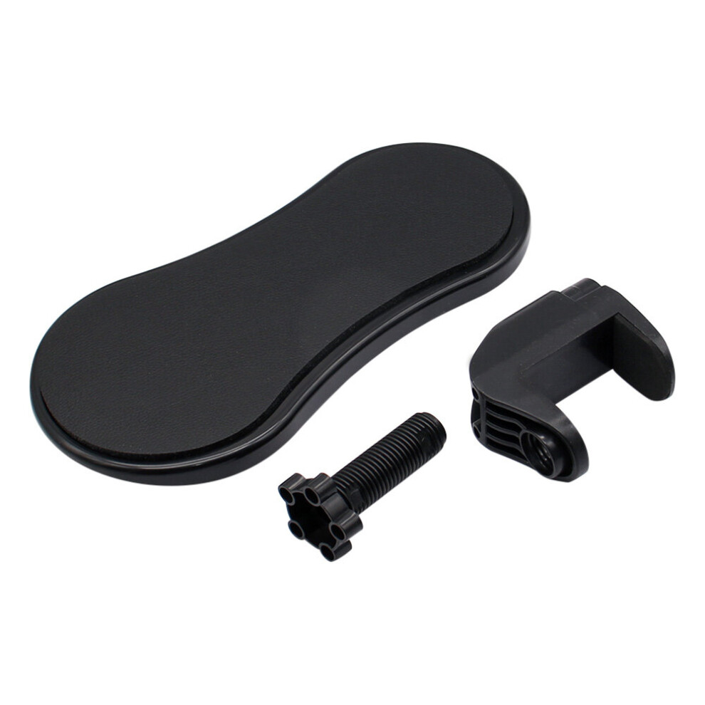 (A-) Computer Arm Rest For Desk Adjustable Ergonomic Wrist Rest Support For Keyboard Armrest Extender Rotating Mouse Pad Holder Black 4855357872260