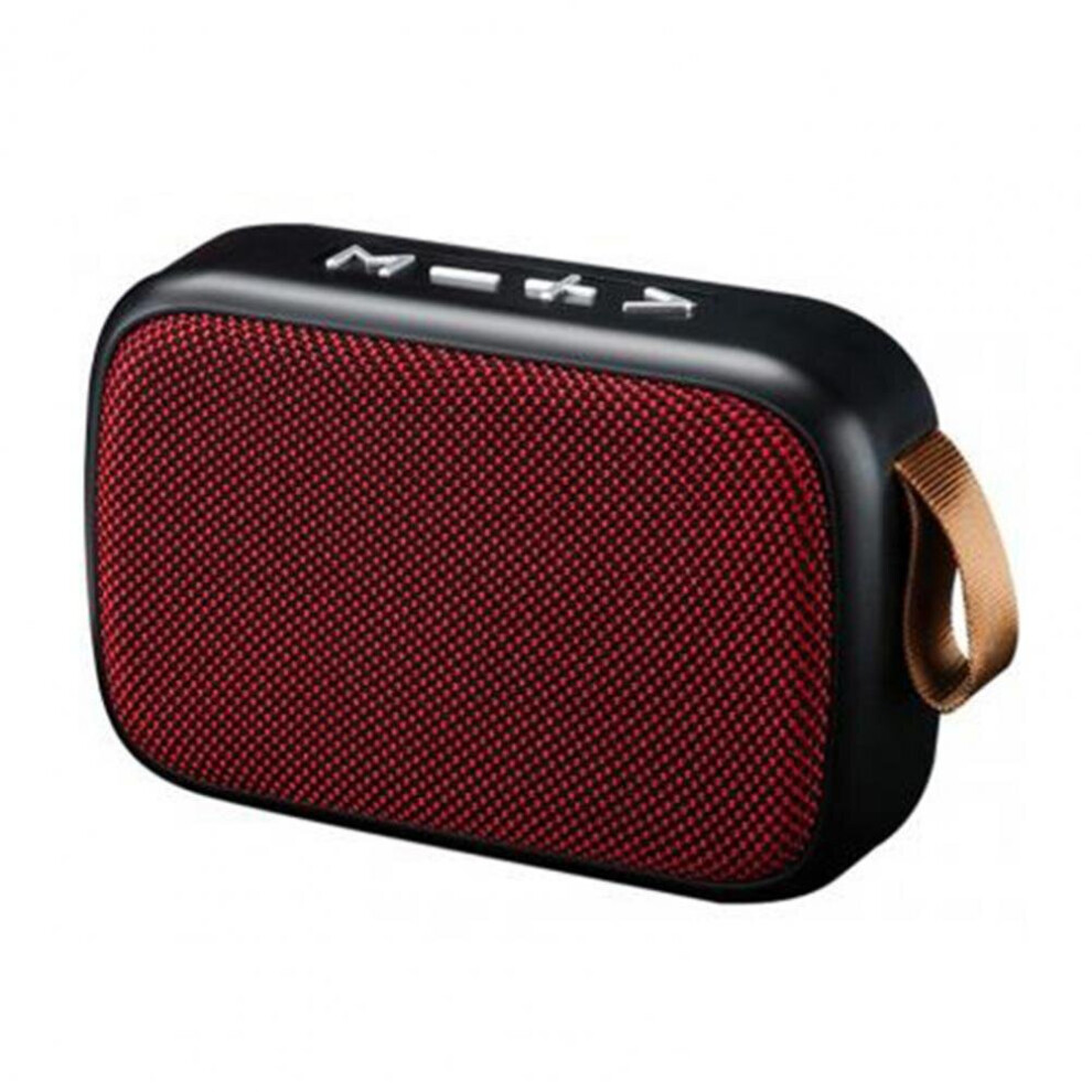 (A-) Loudspeaker Useful Rechargeable Portable Bluetooth-Compatible4.2 High-Fidelity Speaker For Listening To Music Red 4851195415270