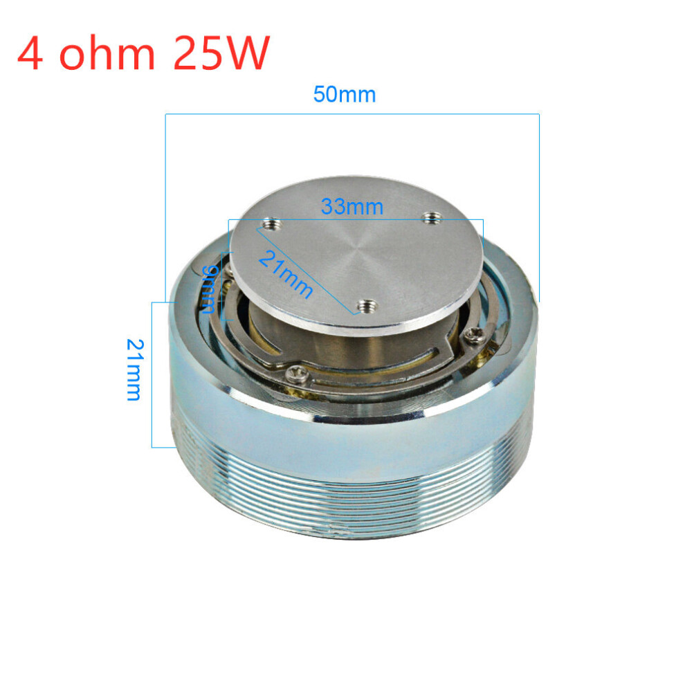 (A-50Mm 4 Ohm 25W) Aiyima 20/25W Mini Audio Speaker 44/50Mm Full Range Column Altavoz Resonance Sound Exciter Bass Neodymium Portable Loudspeaker 4851195381582