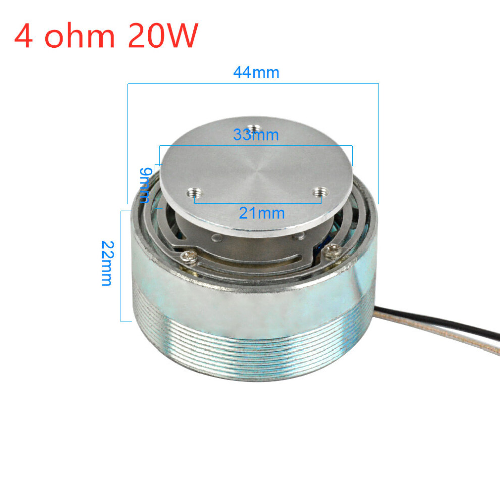 (A-44Mm 4 Ohm 20W) Aiyima 20/25W Mini Audio Speaker 44/50Mm Full Range Column Altavoz Resonance Sound Exciter Bass Neodymium Portable Loudspeaker 4851195381551