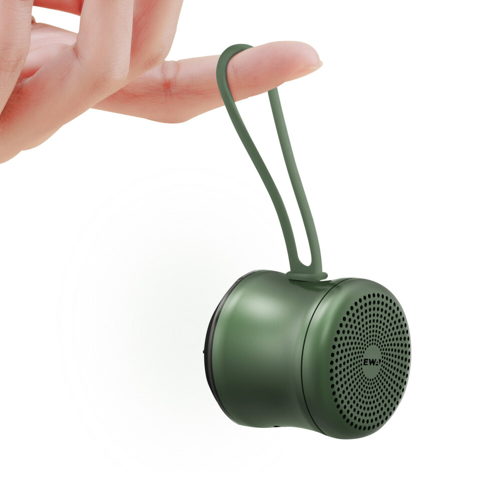 (A-A119-) Ewa A119 Mini Bluetooth Speaker Ipx7 Waterproof Tws Interconnected Stereo Speaker Metal Wireless Ultra Long Play Music Portable Green 4855059757247