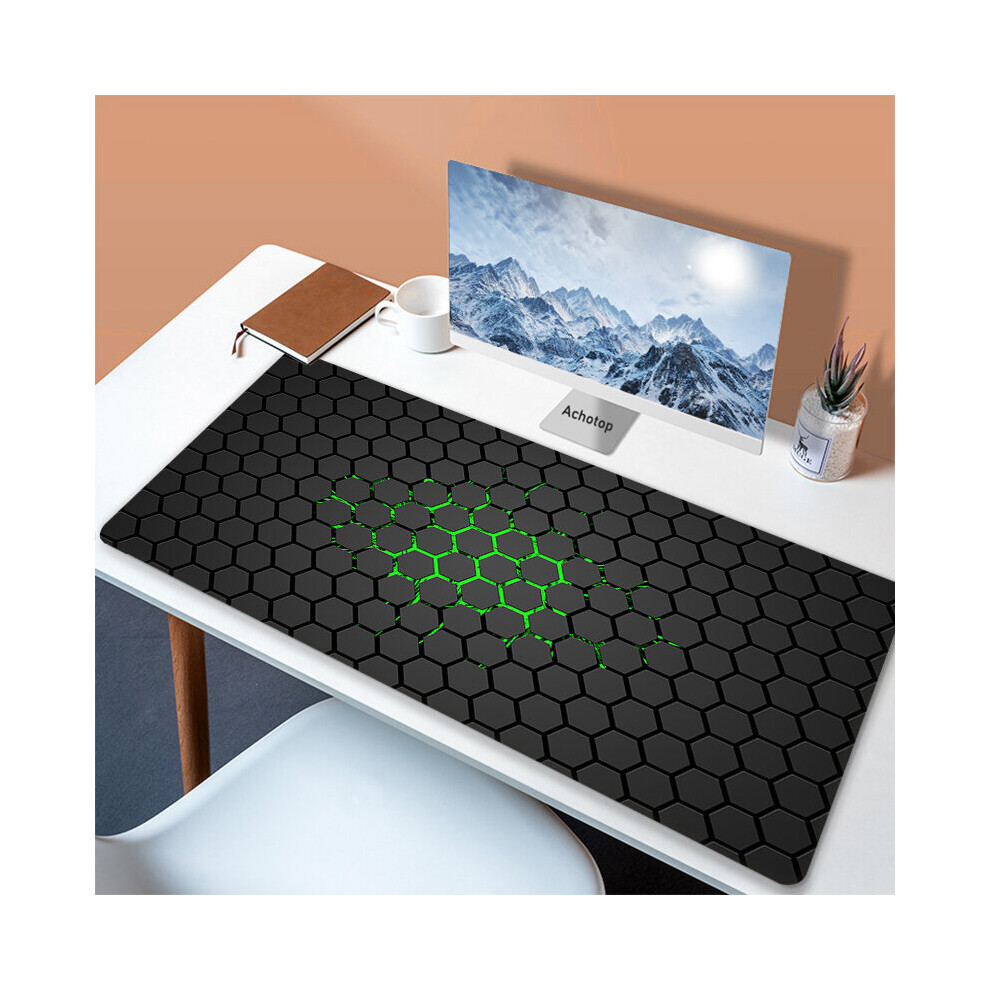 (A-Pearl 300X800x2mm) Geometric 900X400 Mouse Pad Computer Laptop Anime Keyboard Mouse Mat Xxl Large Mousepad Keyboards Gamers Decoracion Desk M White 4855357877197