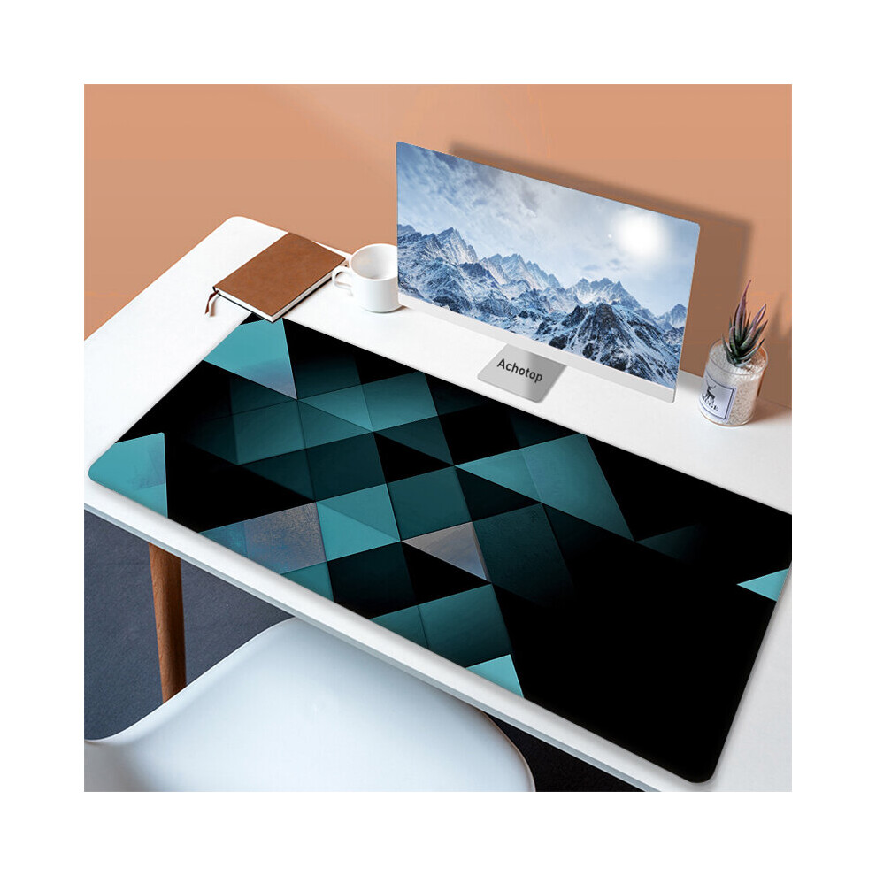 (A-Coffee 300X800x2mm) Geometric 900X400 Mouse Pad Computer Laptop Anime Keyboard Mouse Mat Xxl Large Mousepad Keyboards Gamers Decoracion Desk Mat Pa 4855357875513