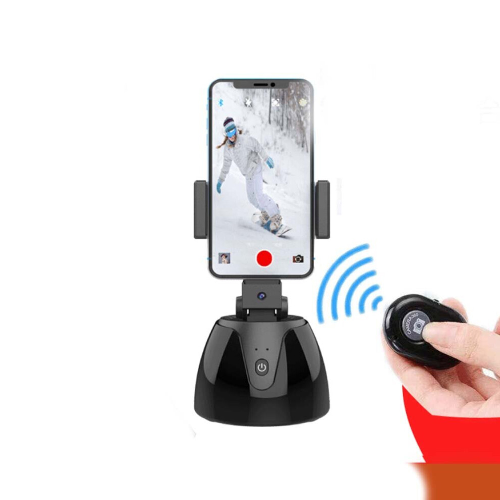 (A-With Remote) Auto Face Tracking Auto Smart Shooting 360 Selfie Stick Intelligent Follow Gimbal Ai-Composition Object Tracking Robot Camera 4855008114572