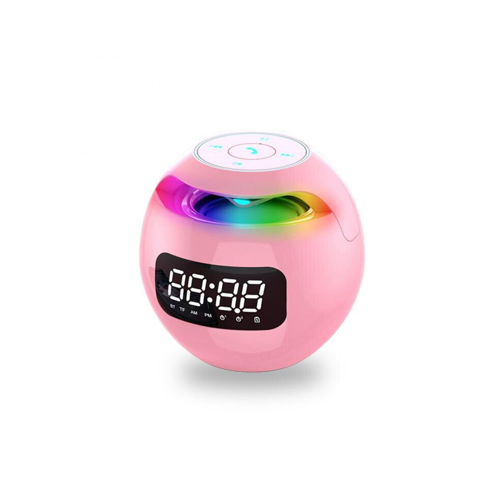 (A-) 2500Mah Alarm Clock Long Standby Subwoofer Wireless Speaker High Sound Quality Bluetooth Speaker Loudspeaker White 4855059759593