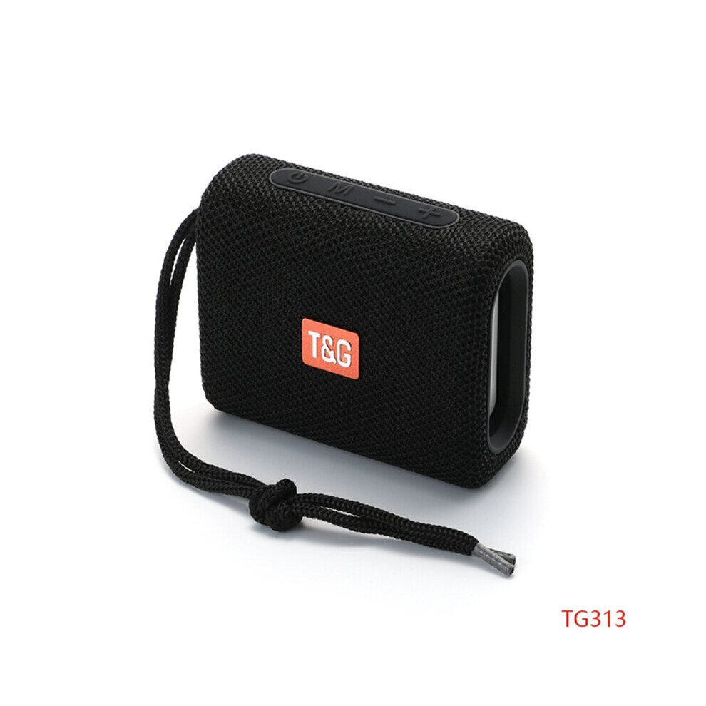 (A-) Tg313 Mini Speaker Portable Subwoofer Wireless Bass Outdoor Bluetooth 5.0 Waterproof Boombox Tf Fm Radio Mp3 Stereo Loudspeaker Black 4851195396333