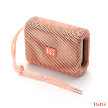 (a-Pink) TG313 Mini Speaker Portable Subwoofer Wireless Bass Outdoor Bluetooth 5.0 Waterproof Boombox TF FM Radio MP3 Stereo Loudspeaker