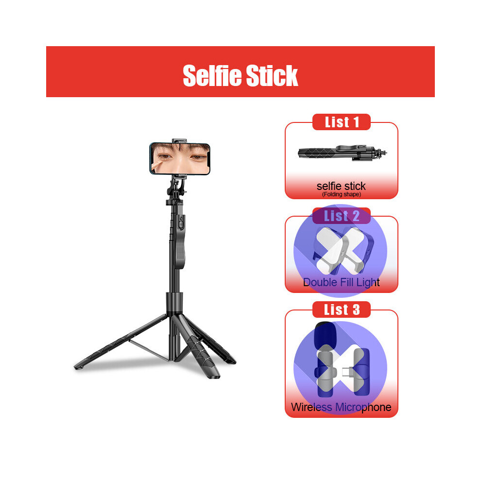 (A-Option 06 No ) Fangtuosi 2022 New 1530Mm Wireless Selfie Stick Tripod Stand Foldable Monopod For Gopro Action Cameras Smartphones Shooting Liv Light 4855008105563