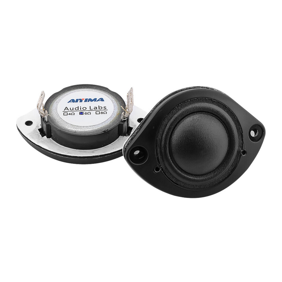 Aiyima 2Pcs Mini Tweeter Speakers Driver 6Ohm 20W Silk Membrane Speaker Neodymium Treble Loudspeaker For Diy Home Car Audio 4851195411647